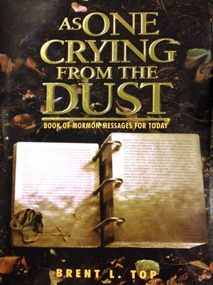 cover image of As One Crying from the Dust